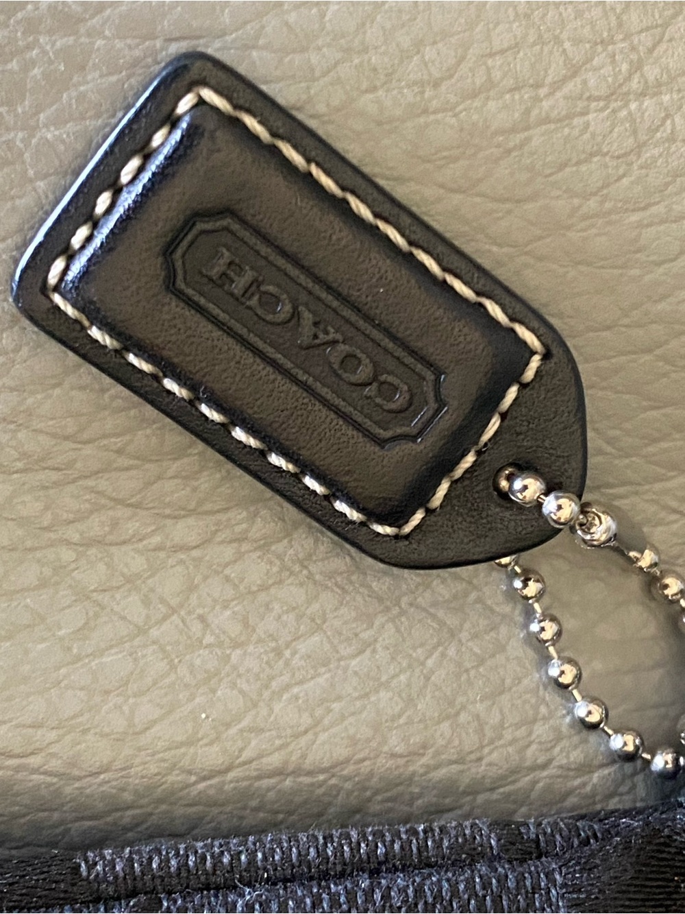 Coach Black Signature Wristlet - Picture 2 of 7